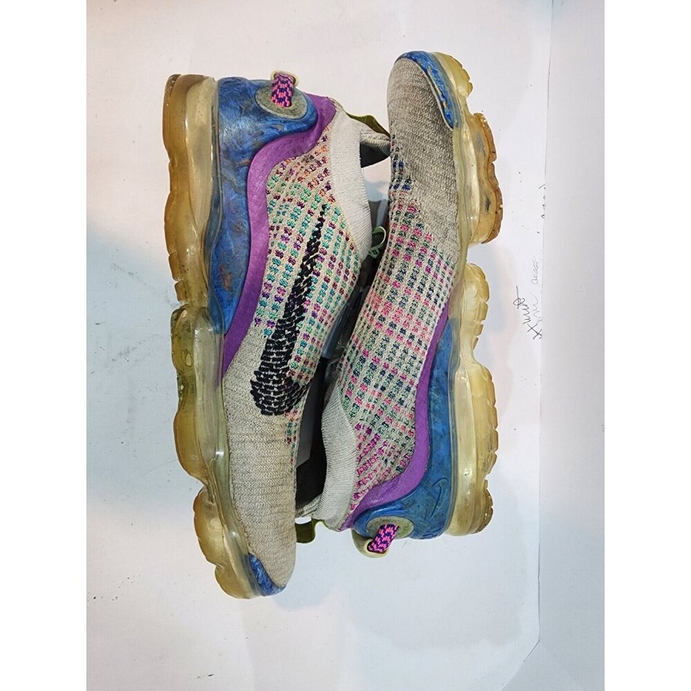 Nike Air Vapormax 2020 Flyknit Multi Color Pure Platinum Shoes Mens 9 Pre-owned